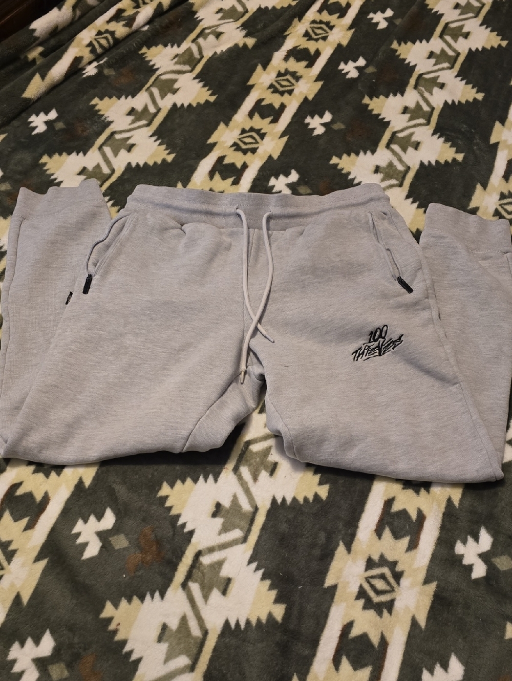 100 Thieves Sweatpants Grey Medium